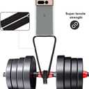 YESPURE for Google Pixel 7 Clear Lanyard Case Adjustable Shoulder Neck Crossbody Strap Phone Cover Women Girls Soft Slim Bumper Shockproof Protective Mobile Case for Pixel 7 - Black