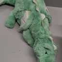 Ololele Weighted Dragon Stuffed Animal 35.4" 5Lbs, Medium Green Weighted Plush Dragon Toy for Kids and Adults(2025 Weighted Version)