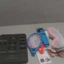 Switch Sports Accessories Kit with Storage Station - Compatible with Switch/OLED & Joy-con, Ideal for Family Sports Party Game Organization for Nintendo Switch Interactive Gaming Figures (Switch 1 Model, Blue & Red)