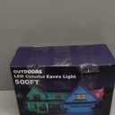 LITSOUL 500FT Permanent Outdoor Lights for House Waterproof, Smart RGB Eave LED Lighting with 16 Million Colors, IP67 Outdoor Strip Lights for Christmas Halloween Holiday Daily Decorations(500FT)