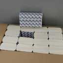 Genuine Joe Multifold Hand Towels, 9.5" x 9.10", 1-Ply, White, 250/Pack, 16 Count