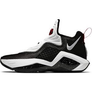 Nike Mens Lebron Soldier XIV 14 Basketball Shoes (Black/ White-University Red, 12)