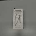 YARRAMATE 16oz/470ml Glass Olive Oil Sprayer for Cooking with Stickers, 2 in 1 Oil Dispenser for Kitchen Gadgets, Food Grade Premium Spray Bottle with Portion Control for Salad, Frying, BBQ (Black)