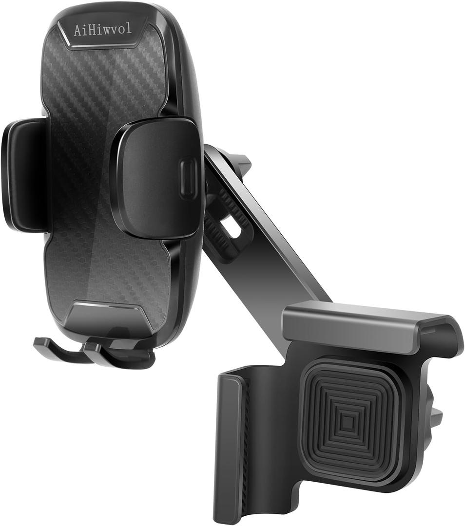 for Tesla Phone Mount, No Adhesive Required for Touchscreen, Universal Car Phone Holder for Tesla Model Y/3, Adjustable Angle and Length, Model Y Accessories 2026 Fits All Phones