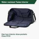 Halfday Convertible 2-in-1 Garment Duffel Weekender Bag 45L: Wrinkle-Free Travel (Hanging Suit Compartment, Shoe Pockets, Trolley Sleeve), Durable & Water-Resistant Carry-on, Marine