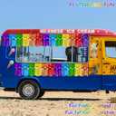 6 Pack 59Ft Rainbow Parade Floats for Trailer Car, Colorful Wavy Foil Fringe Garland Tinsel Streamers Hanging Banner Table Skirts for Graduation Homecoming Holiday Birthday Pride Party (Rainbow)