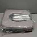 Toilet Seat Riser for Seniors, Raised Toilet Seat with Handles, Adjustable Height & Width, 400lb Handicap Elevated Toilet Seat, Fit Any Toilet (Grey)