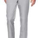 Amazon Essentials Men's Slim-Fit Flat-Front Dress Pant (33W x 30L, Light Grey)