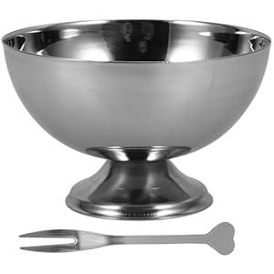  DOITOOL Stainless Steel Ice Cream Bowl 4.33 Inch Dessert Cup Salad Snack Candy Dish for Home Kitchen Family Restaurant Use: Dessert Bowls