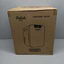 Cooluli 20 Liter Mini Fridge with Temperature Control - White Thermoelectric Cooler and Warmer for Bedroom, Office, Car, Dorm