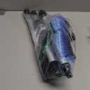 72" Car Wash Brush with Long Handle, Flow-Thru Soft Bristle Car Washing Brush with Extendable Handle and Hose Attachment and On/Off Switch for Car, RV, SUV, Truck, Boat, House SidingBlue (70")