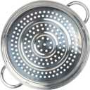 Oster Sangerfield 11-Inch Stainless Steel Everyday Cookware Pan with Steamer and Lid – Durable Nonstick Frying Skillet for Kitchen Cooking