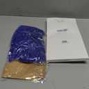 Funny Crazy Wig with 2 Hairnet Hairy Headband Novelty Crazy Hair Wig Costume Accessory for Parties Cosplay Halloween(Royal Blue)