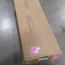 Queen Size Bed Frame, Queen Bed with Charging Station Headboard and LED Lights, Platform Bed with Metal Slats, No Box Spring Needed