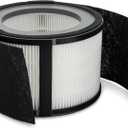 Crane Genuine Air Purifier Replacement Filter For Model EE-5068, HS-1946 HEPA Air Filter Replacement, Pack Of 1, 3-Stage Filtration For Better Indoor Air Quality