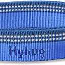 Hyhug Pets Reflective 6 FT Long Leash (Sturdy Jacquard Weave Heavy Duty Nylon Lead for Giant Large Medium Dogs Walking, Jogging,Camping and Training. (6 FT, Classic Blue) (Adjustable 6 feet)