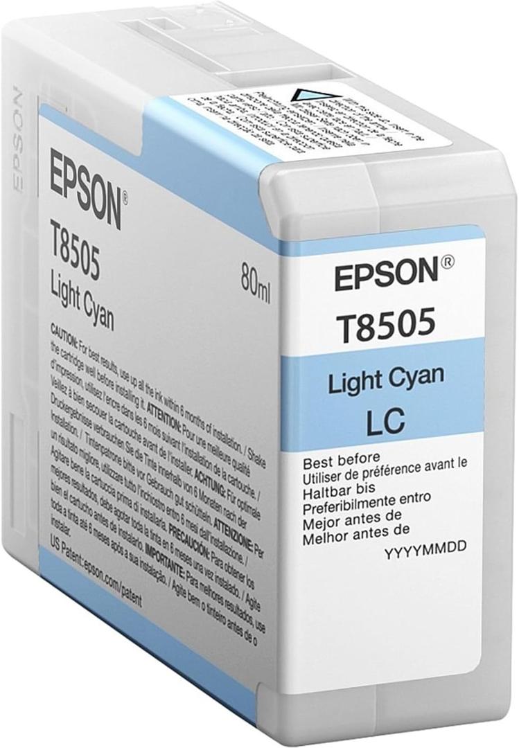 Epson T850500 T850 UltraChrome HD Light Cyan -Ink