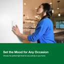 Lutron Diva LED+ Dimmer Light Switch for Dimmable LED, Halogen, and Incandescent Bulbs, 150 Watt, Single-Pole or 3-Way, DVCL-153P-BL, Black