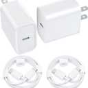 iPhone Charger Fast Charging Original [Apple MFi Certified] 2 Pack Type C Wall Charger Block with 2 Pack 6FT Long USB C to Lightning Cable for iPhone 14/13/12/12 Pro Max/11/Xs Max/XR/X/AirPods Pro