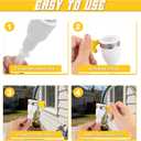 Faucet Hose Adapter for Sink - 6.5ft Sink Hose Attachment for Faucet, with Adjustable Connector Clamp, Portable Connector Attachment for Bathtub, Dog Shower, Bucket, Outdoor Cleaning