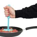 Mind Reader Meat Chopper Spatula, Heat Resistant Kitchen Tool for Mixing, Cutting, Mashing, Dicing Ground Beef, Avocado, Pack of 2, Nylon, Light Blue