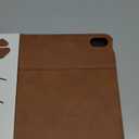 H HOLIMET Case for iPad (A16) 11th Generation 11'' 2025/10th Generation 10.9 Inch 2022 New with Pencil Holder Protective Cases Shockproof Cover Vegan Leather, Brown