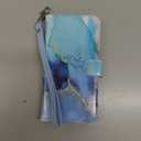 ULAK Compatible with iPhone 16 Pro Max Wallet Case with Card Holder, [RFID Blocking] PU Leather Case with Kickstand Card Slots Wrist Strap, Durable Shockproof Protective Cover 6.9 Inch, Marble