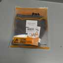 Lelepet Fleece Dog Sweater Zip Up Dog Fleece Jacket Reflective Warm Sweatshirt for Cold Weather Soft & Lightweight Pet Sweater Vest for Puppy Small Medium Large Dogs(XS-3XL) (Gray)