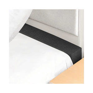 Brand: WUIOYNF
Mattress Extender, Bed Gap/Space Filler, Headboard Pillow Between Headboard and Mattress or Wall, High-Density Foam with Removable Cover（Black-King-78 * 2 * 6in）