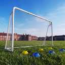 Soccer Goal for Backyard, 8x6,12x6,16x7 FT Rust-Proof Reinforced Metal