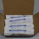 50 Pcs 1ml Syringes with Caps Oral Dispenser Individually Sterile Warpped for Medicine Dropper, Colostrum Collect Feeding Pets, Liquid