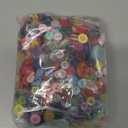 800 Pcs Assorted Sizes Resin Buttons,Round Craft Buttons for Sewing DIY Crafts,Children's Manual Button Painting