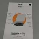 MOFT Invisible Laptop Stand for Desk, Stick-Free Tablet and Computer Stand with Dual-Angle, Foldable&Portable Laptop Riser Holder, Fits 7-11" Tablets&11-14" Laptops, Jet Black (Non-Adhesive Version)