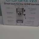 CASABREWS 3700 Essential Espresso Machine 20 Bar Cappuccino Latte Machine Silver