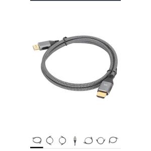 Sanpyl Cables,F0401‑1 8K@60Hz Connecting Cable 3.3ft Long Length AntiEMI for TV Computer