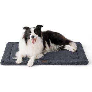 Bedsure Washable Dog Bed for Large Dogs, Reversible Foam Floor Dog Mat, Lightweight Travel Flat Pet Beds for Indoor & Outdoor Dogs (36" x 27", Dark Grey)
