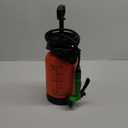 Portable Shower Orange 5L with 7 Spray Modes, Hand Press with Removable Hose and Shower Head (1.3gal)