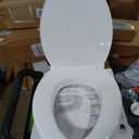 KOHLER 25875-0 Hyten 3" Height, Elevated Soft Close Elongated Toilet Seat, Contoured Seat with Grip-Tight Bumpers, Quick-Attach Hardware, No Slam Toilet Seat, White