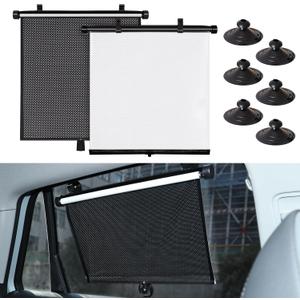 XCBYT Car Window Shades for Baby, Retractable Car Window Shade for Baby, Side Window Sun Shade UV Glare and Heat Protaction (15.7"x18.5") (CL-SS-HB)