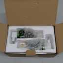 NUWIXMER Ceramic Christmas Tree Night Light,Christmas Decorative Tree with Multicolor Bulbs and ON/Off Switch, Christmas Xmas Night Light for Bedroom Porch Holiday Decor,2 Pack