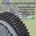 CheeMuii 193912X460 Lawn Mower Wheel 2 Pcs 8" Push Mower Front Drive Wheels Replace for Hu sqvarna AYP 581009202 193912X460 Replace for Craftsman 917376161