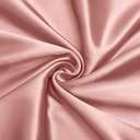 Rose Gold Satin Fabric Shiny & Soft Cloth Fabric, Silky Satin Fabric for Bridal Dress, Wedding Decorations, Crafts, Sewing, Draping , size -7x108inc/17x275cm