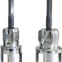 2 Pcs Internal & External Pipe Thread Cutting Tool for 1/2" & 3/4" PVC/Plastic PipesElectric Drill Compatible Pipe Threader Kit