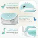 Baby Bath Seat for Babies 6 Months & Up Sitting Up, Non-Slip Baby Bath Chair with Suction Cup, Safe and Comfortable Portable Infant Bath Seat for Bathroom, Bathtub Tub, Easy to Clean (Green)
