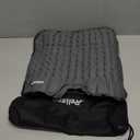 Self-Inflating Stadium Seat Cushion, Waterproof & Lightweight Inflatable Seat Cushion for Airplane Seat Travel Bleacher Camping, High Density Foam Blow up Sitting Pad for Backpacking