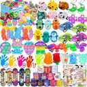117 Pcs Party Favors for Kids 4-8, Birthday Gift Toys, Pop Fidget Toys, Treasure Box Toys, Carnival Prizes, School Classroom Rewards, Pinata Stuffers, Goodie Bags Filler for Boys Girls 8-12