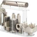 Upgraded Storage Holder for Shark FlexStyle– 7Hole Acrylic Stand Organizer for Long Barrels & Diffuser, Countertop Holder for Shark Flex Style Accessories for Bathroom Vanity Makeup Table