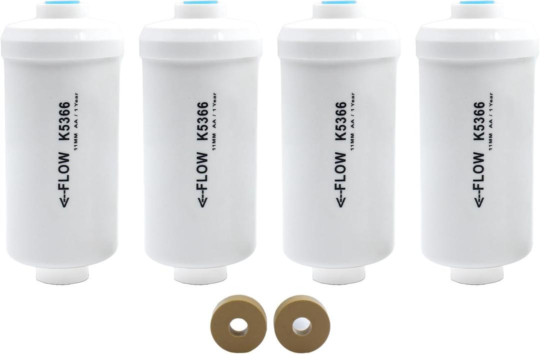 Fluoride Water Filter, Replacement for Berkey PF-2 Elements, Berkey Gravity Filtration System, including Big, Travel, Royal, Imperial and Crown Series, Natural filter material, Pack of 4