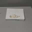 Whaline 50 Pack Floral Wedding Thank You Cards Flower with Eucalyptus Leaves Mr & Mrs Thank You Greeting Note Cards Boxed with Envelope Sticker for Bridal Shower