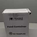 TBMax Pet Dog Cat Food Storage Container 5 to 7 lbs with Can Cover and Mixing Spoon, Airtight Bird Seed Container, Cat Food Storage Dispenser, Kibble Storage Dog Treat Bin -Light Blue